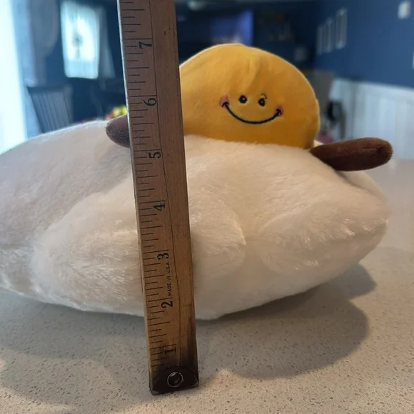Fried Egg Plush 14 inches by Silver One missing tag - Picture 7 of 7